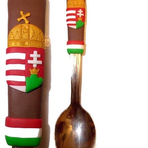 Magyar címer müzlis-, teás vagy gyerek kanál - Meska.hu