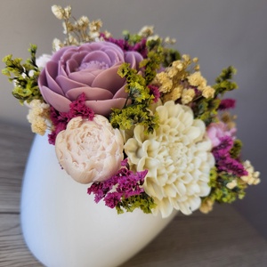 Szappanvirágok - otthon & életmód - dekoráció - asztal és polc dekoráció - asztaldísz - Meska.hu