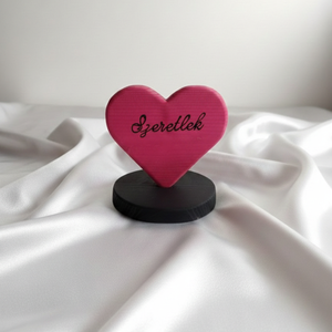 Nő-napi talpas szív ajándék, Otthon & Életmód, Dekoráció, Asztal és polc dekoráció, Asztaldísz, , MESKA