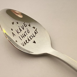 Gravírozott teáskanál - Meska.hu