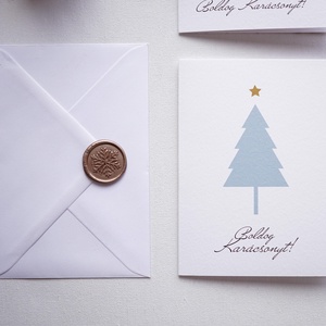 Minimalista Karácsonyi Képeslap, karácsonyi üdvözlő lap, adventi képeslap. - karácsony - karácsonyi ajándékozás - karácsonyi képeslap, üdvözlőlap, ajándékkísérő - Meska.hu