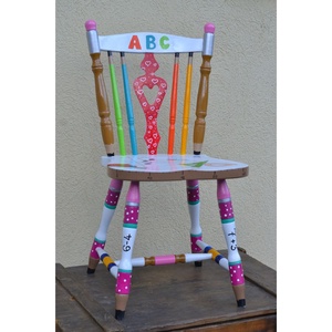 Tanuló szék / Tanár szék, Otthon & Életmód, Bútor, Szék & Fotel, Famegmunkálás, Festett tárgyak, MESKA