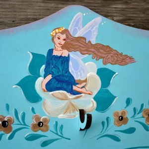 Virágos tündéres fali bögretartó  - otthon & életmód - konyhafelszerelés, tálalás - tálalás - bögre & csésze - Meska.hu