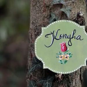 Helyiség tábla , Otthon & Életmód, Dekoráció, Ajtó- és ablak dekoráció, Ajtótábla, Festészet, MESKA