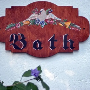 Helyiség tábla  - otthon & életmód - dekoráció - ajtó- és ablak dekoráció - ajtótábla - Meska.hu