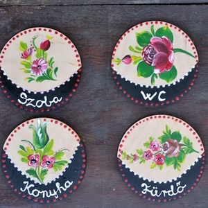 Helyiség tábla  - otthon & életmód - dekoráció - ajtó- és ablak dekoráció - ajtótábla - Meska.hu