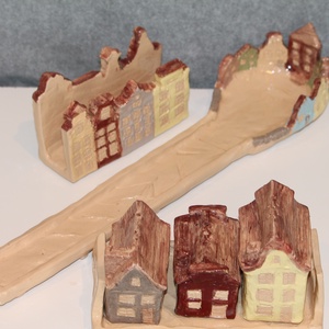 Konyhai szett, Otthon & Életmód, Konyhafelszerelés, tálalás, Konyhai dekoráció, Konyhai dísz, Agyagozás, Kerámia, MESKA