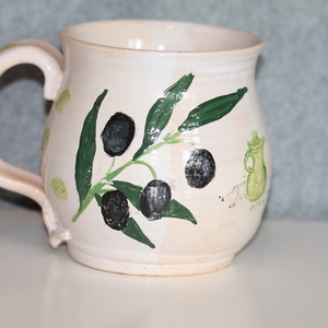 Teás bögre, Művészet, Szobor, Kerámia, Agyagozás, Kerámia, MESKA