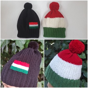 Kézzel kötött gyerek, vagy felnőtt sapka - ruha & divat - babaruha & gyerekruha - babasapka - Meska.hu