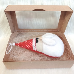 Kézműves textil Mikulás  karácsonyi dekoráció és apró ajándék  - karácsony - karácsonyi lakásdekoráció - karácsonyi lakásdíszek - Meska.hu