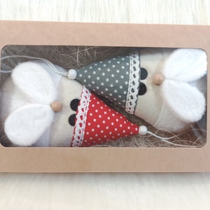 Kézműves textil Mikulás szett  karácsonyi dekoráció ajándékba , Karácsony, Karácsonyi lakásdekoráció, Karácsonyi lakásdíszek, Varrás, MESKA