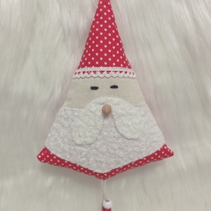 Kézműves textil Mikulás  karácsonyi dekoráció és apró ajándék  - Meska.hu