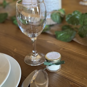 Szója viasz mini gyertyák greenery stílusú címkével - köszönőajándék, Esküvő, Emlék & Ajándék, Köszönőajándék, , MESKA