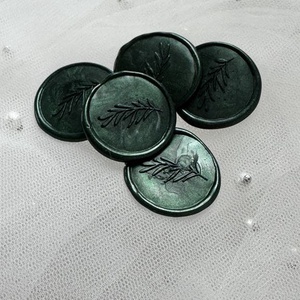 Viaszpecsét 5 darabos csomagban - rozmaring mintával (greenery stílushoz tökéletes), Esküvő, Meghívó & Kártya, Esküvői pecsét, bélyegző, Esküvői viasz pecsét, , MESKA