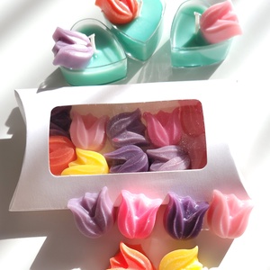 Színes tulipán illatviasz, Otthon & Életmód, Gyertya, illat, aroma, Illatviasz, Gyertya-, mécseskészítés, MESKA