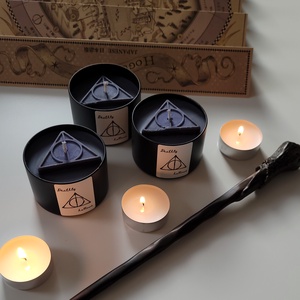Harry Potter és a halál ereklyéi ihlette illatgyertya - otthon & életmód - gyertya, illat, aroma - gyertya - Meska.hu