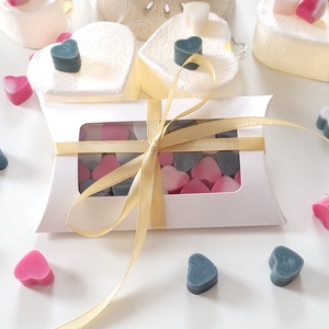 Karácsonyi szívecskés illatviasz választható illattal - otthon & életmód - gyertya, illat, aroma - illatviasz - Meska.hu