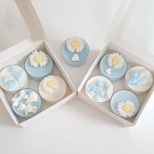 Százszorszép szójaviasz teamécses  - Meska.hu