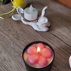 Cseresznyevirág illatgyertya  - otthon & életmód - gyertya, illat, aroma - gyertya - Meska.hu