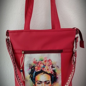 Frida műbőr/vízálló panes shopper bag - Meska.hu