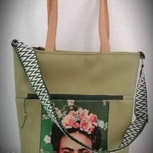 Frida műbőr/vízálló panes shopper bag - Meska.hu
