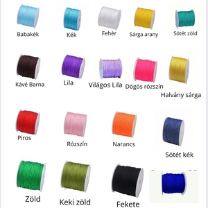 Ékszerek- karkötők fonott rózsaszín személyre szaboot - ékszer - karkötő - fonott karkötő - Meska.hu
