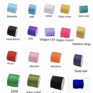  Fonott makramé karkötő  kerek betűkkel  memoria drót alapon - ékszer - karkötő - fonott karkötő - Meska.hu