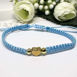 Fonott makramé  karkötő  szível , Ékszer, Karkötő, Fonott karkötő, Csomózás, Gyöngyfűzés, gyöngyhímzés, MESKA