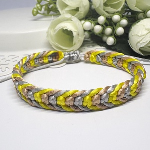  Makramé fonott karkötő 3 színel  - ékszer - karkötő - fonott karkötő - Meska.hu