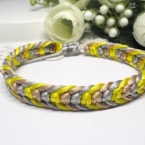  Makramé fonott karkötő 3 színel , Ékszer, Karkötő, Fonott karkötő, Csomózás, Ékszerkészítés, MESKA