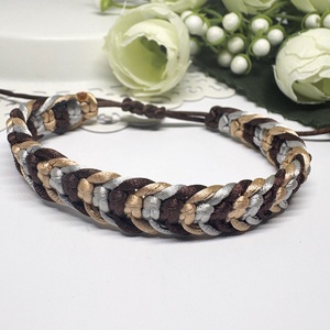  Makramé fonott karkötő 3 színel  - ékszer - karkötő - fonott karkötő - Meska.hu