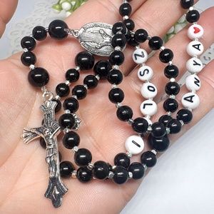 Különleges, Imádsághoz Való Rózsafüzér � Dupla Személyre Szabással - otthon & életmód - vallás - lánc & füzér - Meska.hu