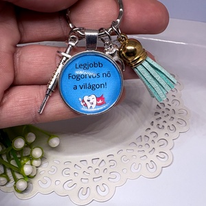 Legjobb Fogorvos � Egyedi üveglencsés kulcstartó orvosi medálokkal - Meska.hu