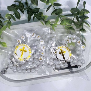 Egyedi Névre Szóló Rózsafüszér -Keresztelőre, Elsőáldozásra- Választható színekkel - otthon & életmód - vallás - lánc & füzér - Meska.hu