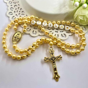 Egyedi Névre Szóló Rózsafüszér -Keresztelőre, Elsőáldozásra- Választható színekkel - Meska.hu