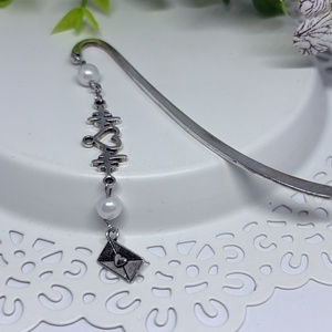 Fehér levél Könyvjelző   - könyv & zene - könyvjelző - Meska.hu