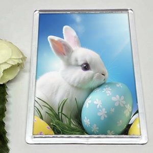 Húsvéti hangulat a hűtődön � Egyedi ünnepi hűtőmágnesek (Nyuszis, csibés, virágos) - otthon & életmód - konyhafelszerelés, tálalás - konyhai dekoráció - hűtőmágnes - Meska.hu