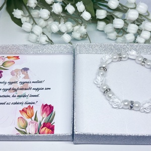 Esküvői Tanú Felkérő Karkötő Elegáns Díszdobozban - esküvő - ékszer - karkötő & csuklódísz - Meska.hu