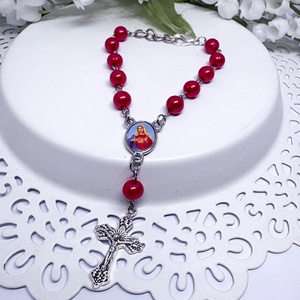 Autós rózsafüzér szentképpel � Több változatban - Meska.hu