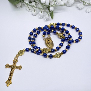 Személyre Szabható Szerelmemnek � Kék és Arany Rózsafüzér Díszdobozban - Meska.hu