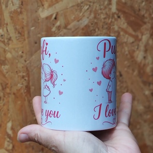 Egyedi Feliratos Bögre Szerelmeseknek � I love you Cuki Páros Grafika - otthon & életmód - konyhafelszerelés, tálalás - tálalás - bögre & csésze - Meska.hu