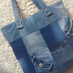 PATCHWORK FARMERTÁSKA - VÁLLTÁSKA -  - Meska.hu