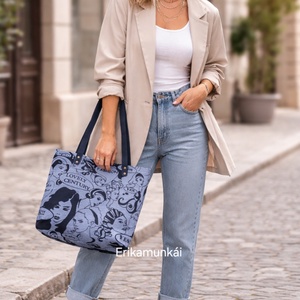  FARMERTÁSKA valódi  bőr táska pánttal   - Meska.hu