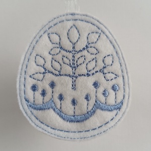 Hímzett húsvéti tojások, Otthon & Életmód, Dekoráció, Fali és függő dekoráció, Függődísz, Hímzés, MESKA