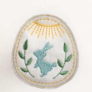 Hímzett húsvéti tojások, Otthon & Életmód, Dekoráció, Fali és függő dekoráció, Betű & Név, Hímzés, MESKA