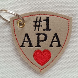 Apáknak/papáknak ajándék kulcstartó  - Meska.hu
