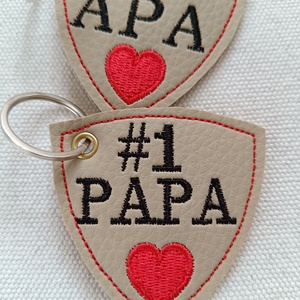 Apáknak/papáknak ajándék kulcstartó  - táska & tok - kulcstartó & táskadísz - táskaakasztó - Meska.hu