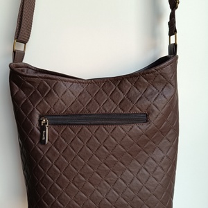 Barna női válltáska, crossbody - táska & tok - kézitáska & válltáska - vállon átvethető táska - Meska.hu