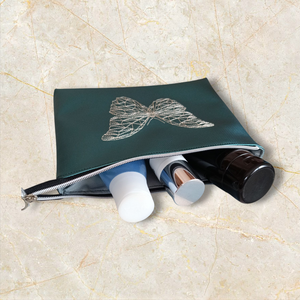 Hímzett textilbőr neszeszer / cipzáras tok - táska & tok - neszesszer - Meska.hu