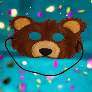 Farsangi filc álarc, Ruha & Divat, Jelmez & Álarc, Álarc, Hímzés, Varrás, MESKA